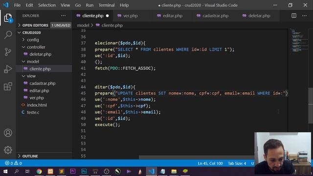 Aula 02 (CRUD PHP7 com PDO) Função editar informações no Banco de Dados смотреть онлайн