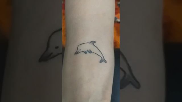 Dolphin tattoo design #ulhasnagar #trending #viral