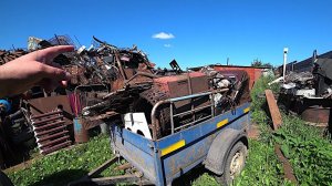 Купил кучу меди, Алюминия и чермета! Мощные находки в куче металлолома!