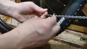 Как снять велосипедную цепь КМС 10S в домашних условиях