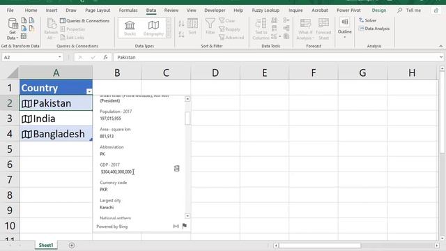 New - Data Types in Excel (Stocks & Geography) #AI смотреть онлайн