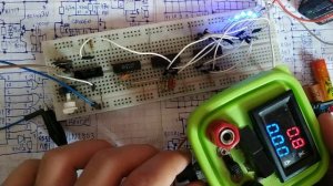 Индикатор уровня из батарея на микросхема к554са3, к561ие10 и к561кп2