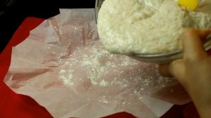 ХЛЕБ без ЗАМЕСА, готовим тесто для хлеба, не трогая муку руками.