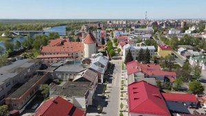 Пинск с высоты птичьего полёта