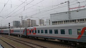 Электровоз ЭП1М-636 с поездом №360 Калининград-Адлер