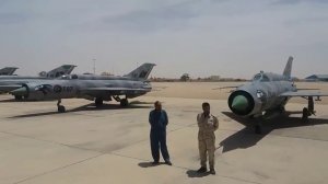 Libyan MiG-21 in new camo