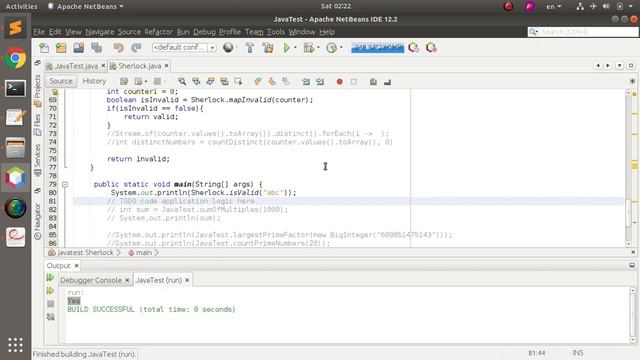 Solving Sherlock and the valid String Challenge from Ebadit using JAVA смотреть онлайн
