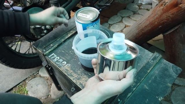 Открыл для себя скотчбрайт. Работа пошла веселее.
