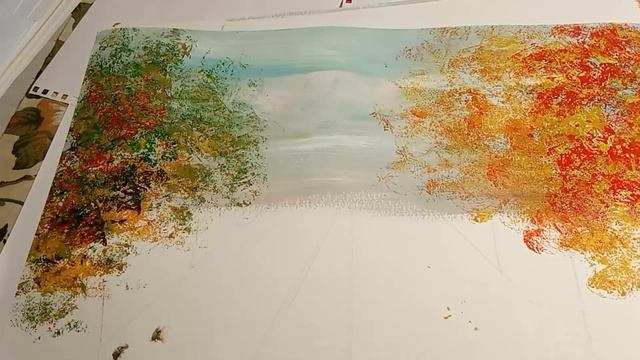 Перченок О Г Умейка Золотая осень монотипия 14 10 смотреть онлайн