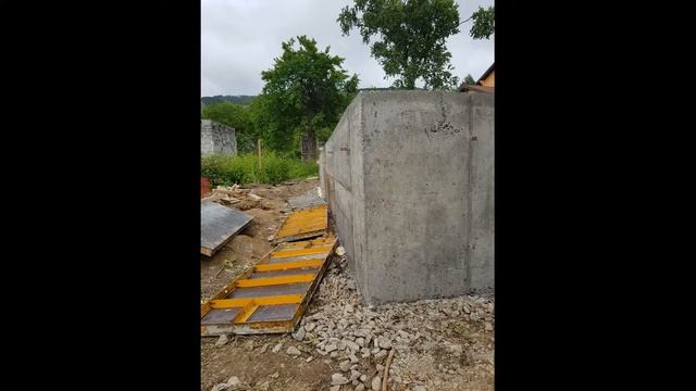Как построить  Баню 8*4м и Дачный дом 6*8м уклон участка