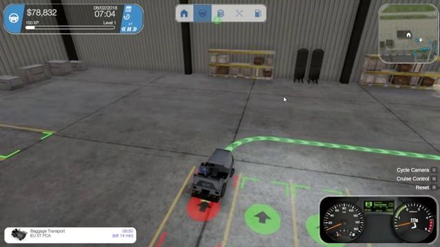 Airport Simulator 2019 Gameplay (PC) - Walkthrough Part 1 -Airport - Drive Trucks, cars, planes смотреть онлайн