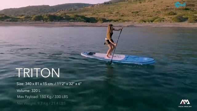Paddle Gonflable Triton Aqua Marina | Nautigames.com смотреть онлайн