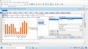 Climograma con libre Office