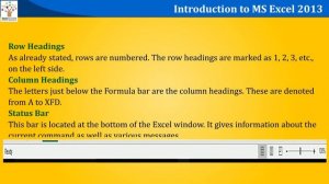 Introduction to MS Excel 2013 - Learn Computers I Computer Education I Animations