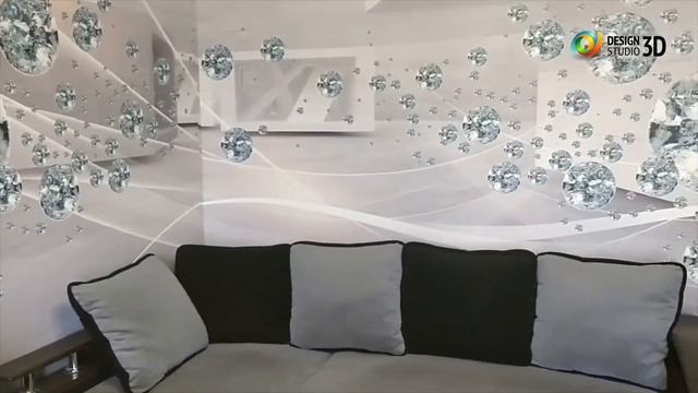 Отзыв на 3D фотообои "Поток драгоценных камней" смотреть онлайн