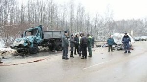 Авария маршрутки Москва-Тула 9 декабря 2010. 8 погибших.