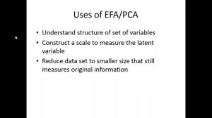 R - Exploratory Factor Analysis Lecture 1