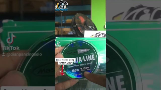 Senar Pancing Monofilament Alexis Satria Line Gak Gampang Kriting Warna Clear Panjang 100 M