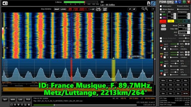 19.05.2021 15:49UTC, [Es], France Musique, Франция,  2213км