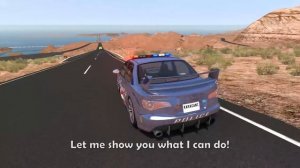 Crazy Police Chases #62 - BeamNG Drive Crashes