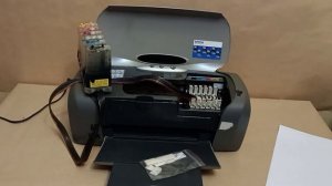 Включение и самотестирование Epson Stylus Photo R220 + СНПЧ