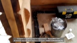 Скрытая электропроводка в бане из бруса ручной рубки