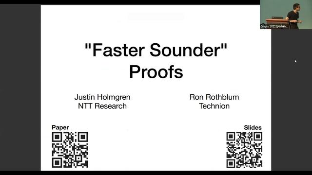 Session on Proof Systems смотреть онлайн