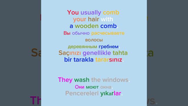 Present Simple -İngilizcede Present Simple.