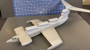 The Lun class Ekranoplan (1/144 Scale plastic model kit from Takom) complete build .