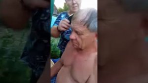 До слёз!) 😂Стрижка деда и прямой репортаж от внучки!)