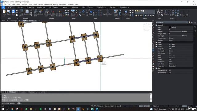 Drawing Shutdown 2021 Mainstage Part 1 (Scaffolding) in SCAD смотреть онлайн