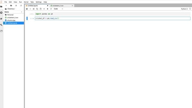 Import CSV File in Python Pandas