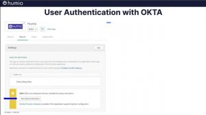 OKTA Authentication with Humio