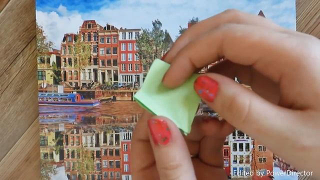 Оригами "Журавлик" для инсталляции смотреть онлайн