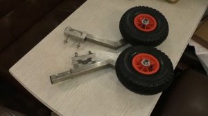 Быстросъемные транцевые колеса для лодки ПВХ ТК 150Н