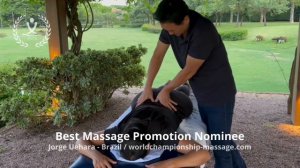 Номинант на лучшую рекламную кампанию массажа - Хорхе Уэхара, Бразилия