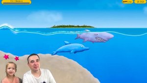 Рыбка ест Рыбку Tasty Blue ОЧЕНЬ ГОЛОДНАЯ РЫБА съела ЗЕМЛЮ 5. АКУЛА стала ОГРОМНОЙ. Видео для детей