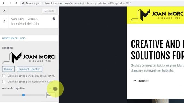 WordPress: Astra. Logo / Menú en Móvil / Tablet смотреть онлайн