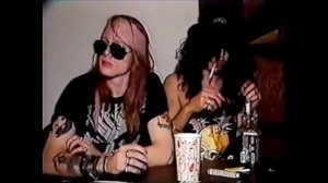 Axl Rose and Slash 1987 CBGB Interview Part 1