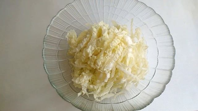 Постный Салат из Пекинской Капусты с Фасолью смотреть онлайн
