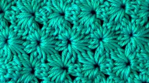 Узор Цветочки из шишечек