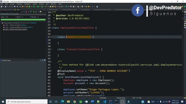 TUTORIAL JAVA - @Nested y @DisplayName смотреть онлайн