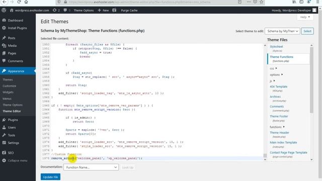 How To Remove Welcome Panel In WordPress Dashboard | Customize WordPress Dashboard смотреть онлайн