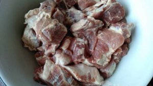 Шашлык из свинины с соевым соусом и паприкой в масле