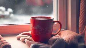 Positive Jazz Music | A Coffee Shop with Relaxing Jazz for a Snowy Day