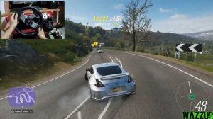 NISSAN 370Z DRIFT BUILD | NEW WHEEL SETTINGS - Forza Horizon 4 W/Logitech G27 + Excelvan Q8 4K #5