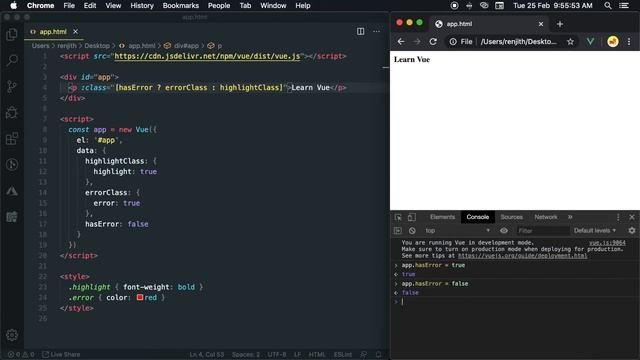 Vue.js Tutorial #7  Class and Style Binding in Vue.js