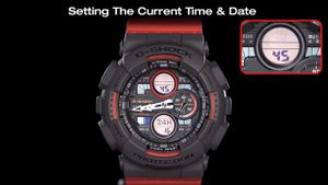 GA-140 G-SHOCK 5612 Set Time, Date, Home City, 12/24H, DST, Light Duration - easy Tutorial