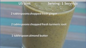 Easy Quick Kale and Turmeric Smoothie Recipe