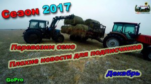 ПЛОХИЕ НОВОСТИ. Начинаем возить сено с полей МТЗ-2022.3
